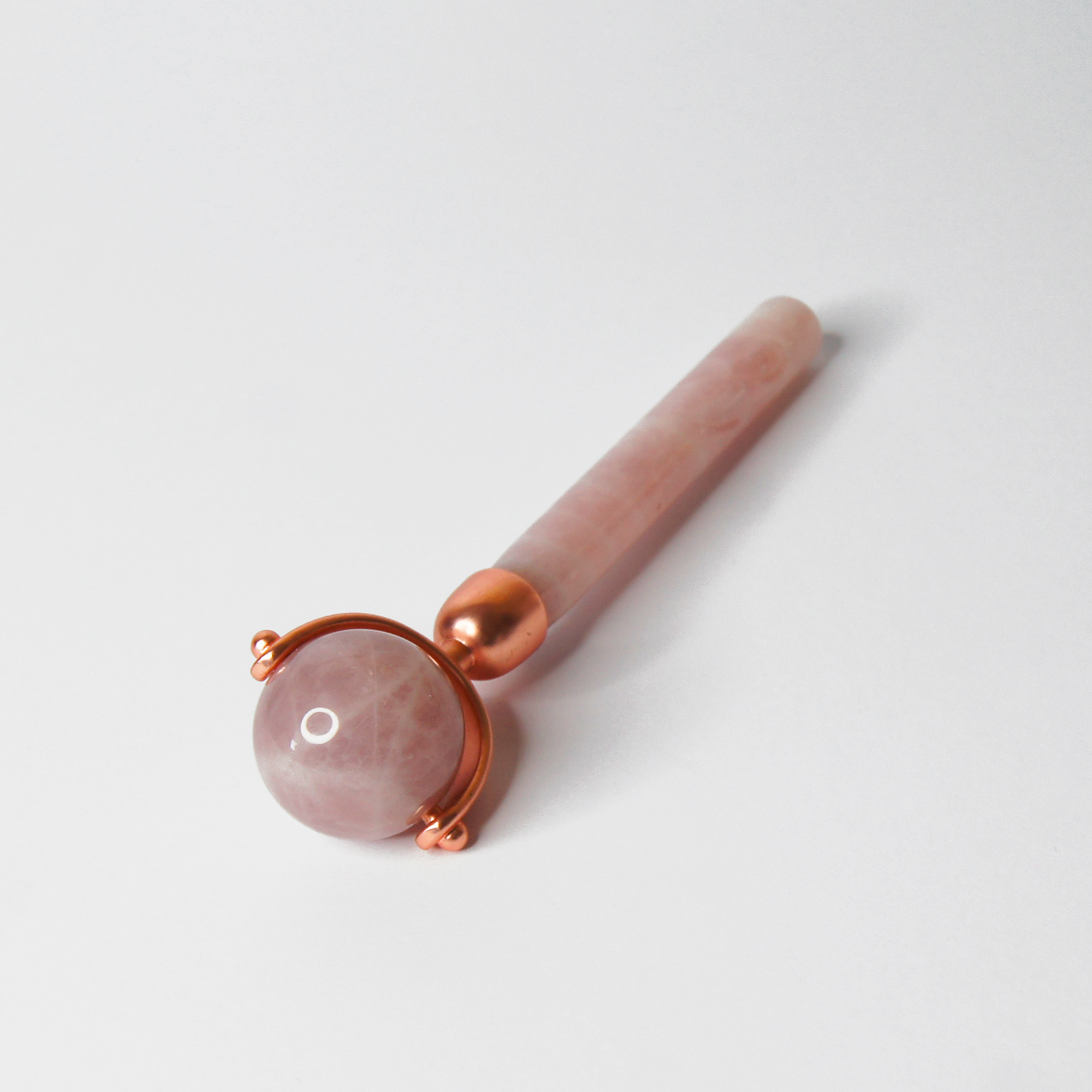 24K Rose Quartz Crystal Face Roller by Julisa - Enbacci Skincare